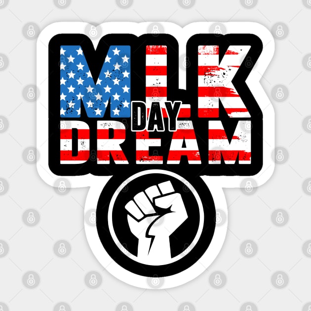 Martin Luther King Jr. - MLK Dream Day Sticker by springins